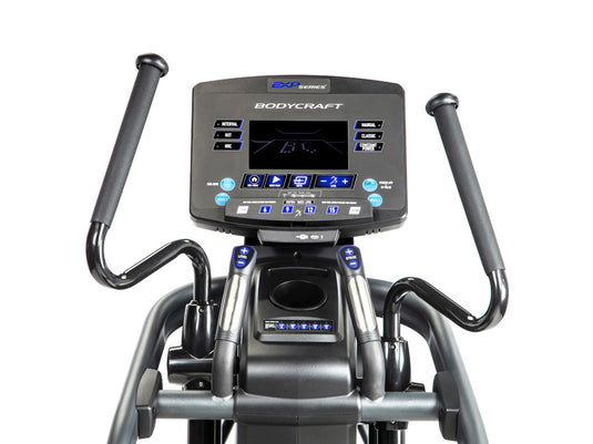 BodyCraft E1200 LCD Adjustable-Stride Elliptical Package