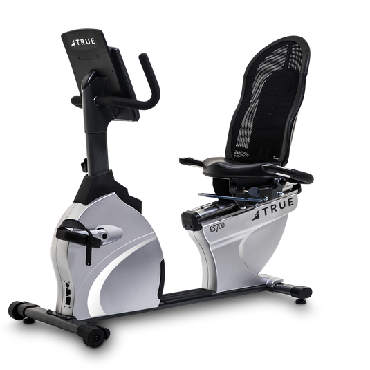 True Fitness ES700 T9 Touchscreen Recumbent Bike