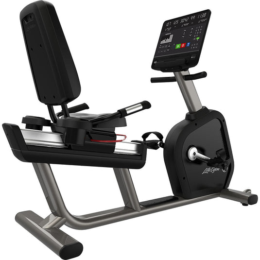Life Fitness Integrity Lifecycle Recumbent Exercise Deluxe Base Bike- Outlet