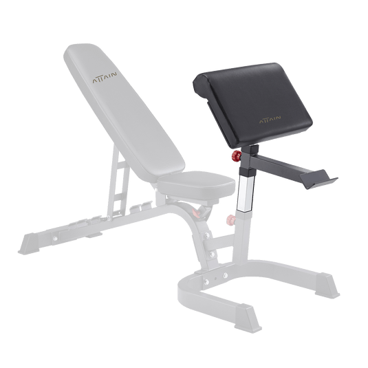 Attain Fitness H810 Arm Curl Attachment: Bench Add on