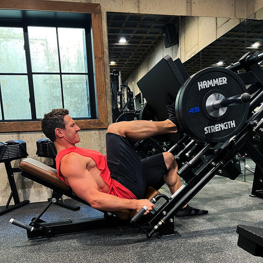 HAMMER STRENGTH PLATE-LOADED LINEAR LEG PRESS