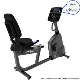 Life Fitness RS1 Lifecycle Recumbent Exercise Bike