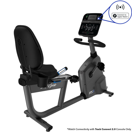 Life Fitness RS3 Lifecycle Recumbent Exercise Bike