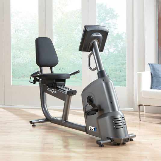Life Fitness RS1 Lifecycle Recumbent Exercise Bike