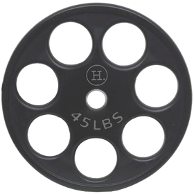 Hudson Steel 7 Hole Rubber Olympic Plates