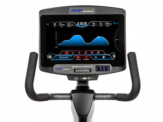 BodyCraft R1000 16" Touchscreen Recumbent Bike