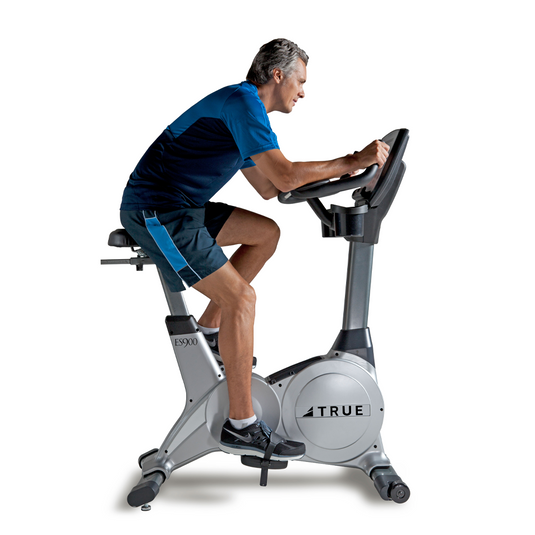 True Fitness ES900 T9 Touchscreen Upright Bike