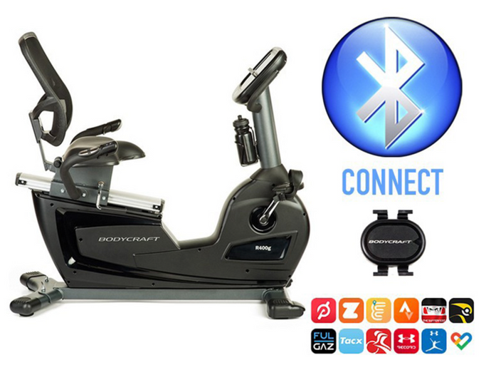 BodyCraft R400G Semi-Recumbent Exercise Bike